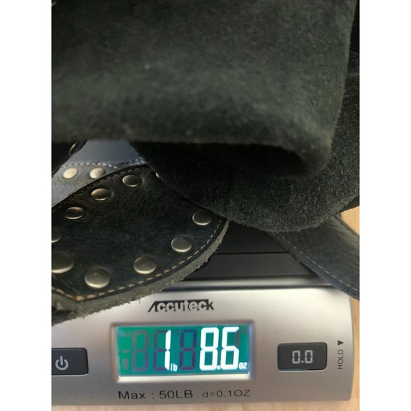 Fossil Suede Bohemian Large Studded Crossbody Bag - Picture 11 of 11